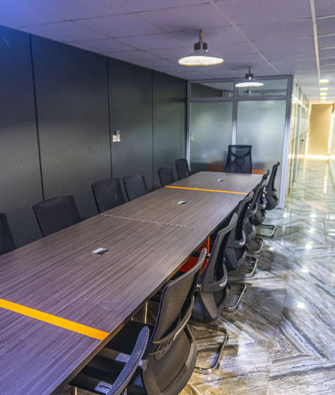 Conference room for meetings and presentations